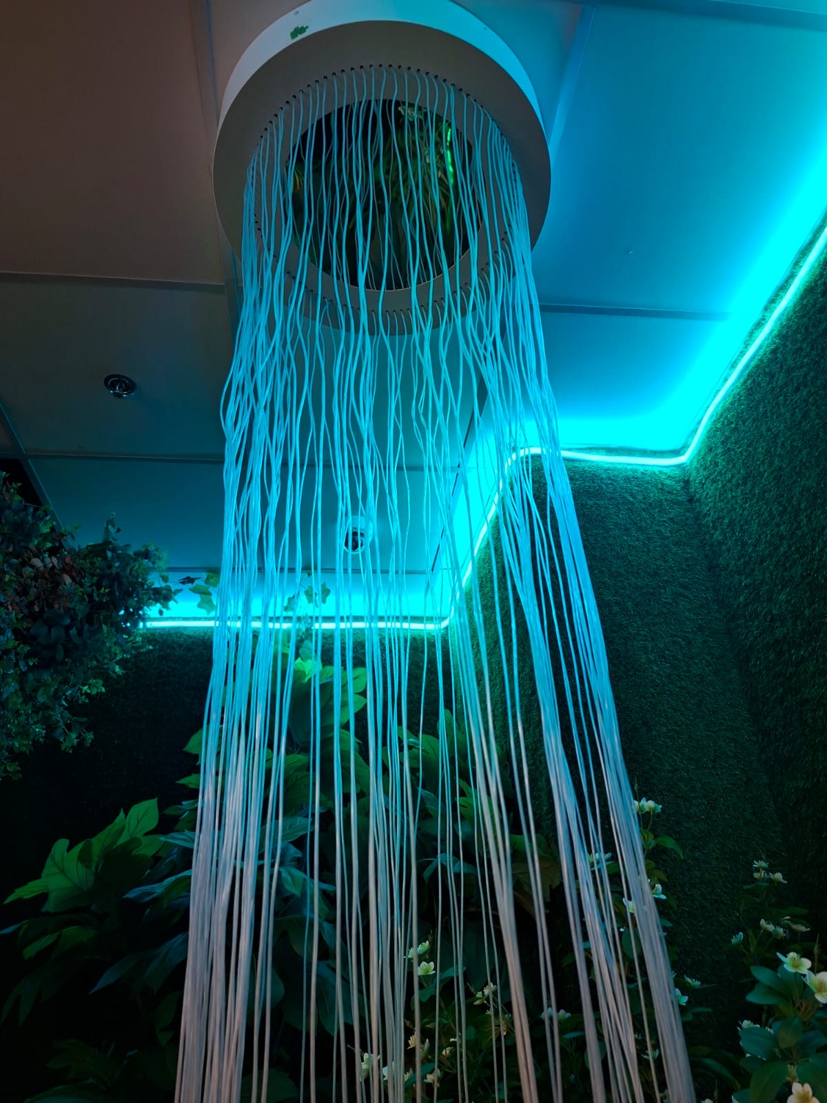 Sensory room — fiber-optic feature