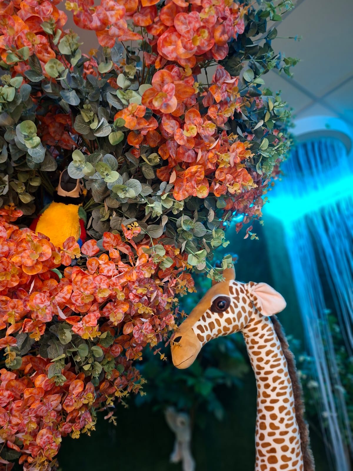 Themed decor & waterfall installation